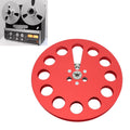 7 Inch Aluminum Alloy Empty Tape Reel for 1/4 Inch Sound Tape Universal Application