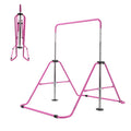 Kid Gymnastics Training Bar Child Home Gym Foldable Height Adjustable