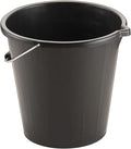 Strong Black 14 Litre Plastic 3 Gallon Bucket With Metal Handle & Pouring Spout For Home, Garden & DIY (1)