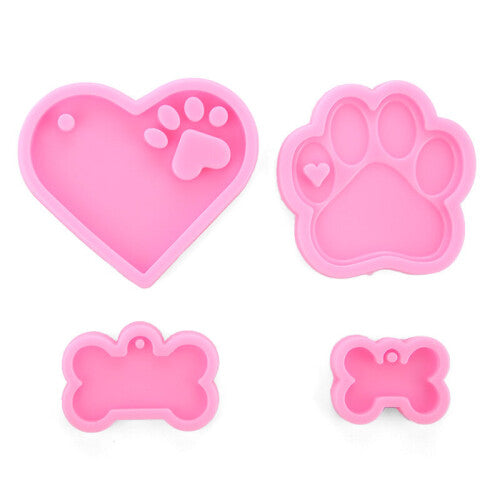 1Set Keychain Silicone Molds Pendant Epoxy Resin Casting Mould DIY Crafts Making Tools Homemade Decorative
