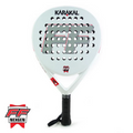 (White) Karakal Padel FF PRO 375 Powerful Racket For Professional Players