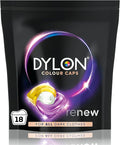 Dylon Black & Dark Caps (18 Wash Loads), Dylon Black Caps for all Darker Clothes, Dark Colour Washing Pods to Protect Darker Colours, renewing in every wash with optimal results in 10 washes