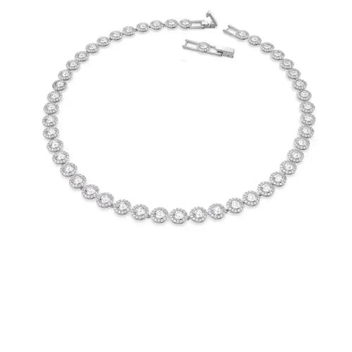 (5117703) High Quality Original Women's Necklace, Bracelet and Earrings Set, Angelic Square Series Jewelry Set, Fit Original Brand Suitable for Holiday Gifts