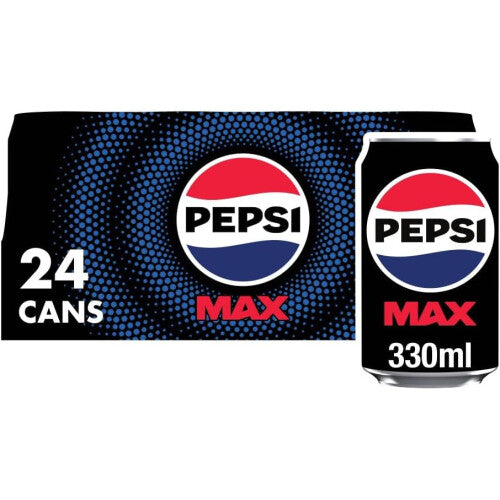 Pepsi Max No Sugar Cola Cans 24 x 330ml