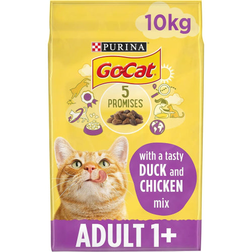 Go-Cat Adult Dry Cat Food Chicken and Duck 10kg