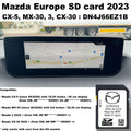 Mazda CX-5, CX5 SD card map update UK & Europe 2023 - DN4J66EZ1B