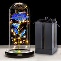 Galaxy Rose Valentines Day Gifts for Her, Light Up Rose Flowers, Artificial Flower Rose Gift for Women Mom Wife Lover Daughter, Rose Flower in Glass Dome Present for Wedding, Birthday, Anniversary