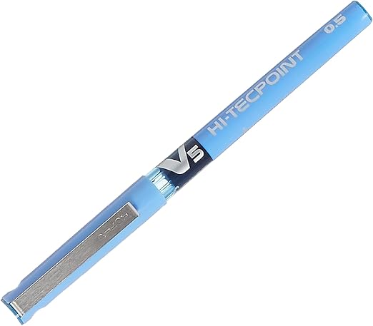 Pilot V5 Liquid Ink Rollerball 0.5 mm Tip (Single Pen) - Blue