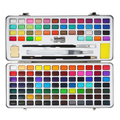 Watercolor Paint Set, 128 Colors with Water Brush Pens and Drawing Pencil - Perfect for Painting,