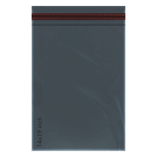 (100 BAGS, 14 x 19 Size) GREY STRONG MAILING POLY BAGS PLASTIC POSTAL SHIPPING MAIL POSTAGE MAILER SIZES