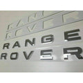 CHROME FOR RANGE ROVER HOOD BONNET REAR TRUNK STICKER LETTER DECAL