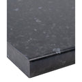 (1000 x 600mm, No Cut) Black Slate Matt Laminate Kitchen Worktop 30mm