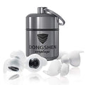 DONGSHEN Ear Plugs for Sleeping Reusable & Ultra-Soft Silicone,Alarm Remains Audible,Perfect Noise Cancelling Earplugs for Sleeping,Tinnitus,Snoring