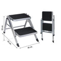 Folding Heavy Duty Double Caravan Step Motorhome Lightweight Non Slip