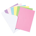 Baker Ross AF358 Blank Coloured Greeting Cards (Pack of 12) To Colour in, Decorate and Personalise, 148mm x 105mm