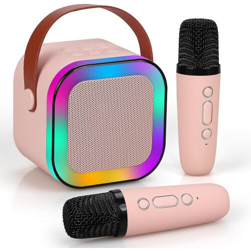 (Pink) Karaoke Machine For Kids