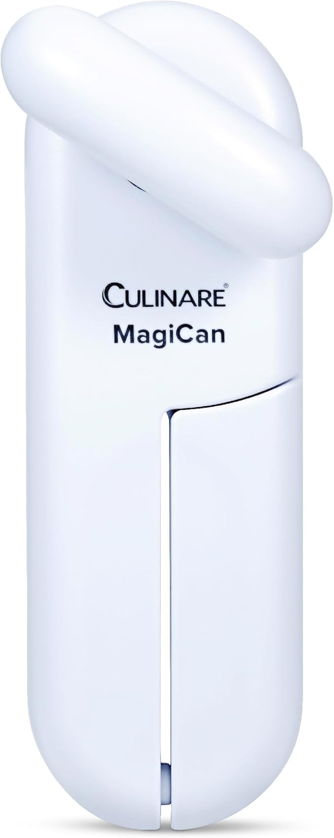 Culinare C10015 MagiCan Tin Opener | White | Plastic/Stainless Steel | Manual Can Opener | Comfortable Handle for Safety and Ease | Heavy Duty Stainless Steel Cutting Wheel
