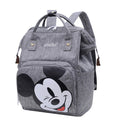 (Grey) Large Mickey Mummy Baby Diaper Nappy Backpack Travel