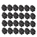 24 Pack Wall Mounted Fishing Rod Storage Clips Clamps Holder Billiard Cue Organizer, Pole Rack