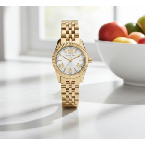 Michael Kors MK3229 Ladies Gold Petite Lexington Watch