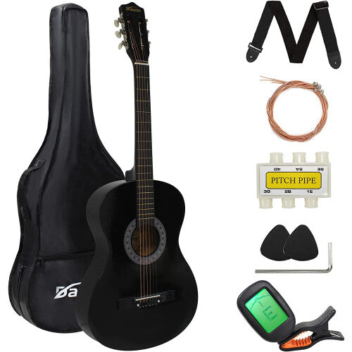 4/4 Size Acoustic Guitar 38 inch Classic Wood Guitar 6 Strings