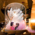 Couples Hand Casting Kit â€“ DIY Plaster Keepsake Statue for Anniversary or Valentine, Includes Molding & Casting Supplies