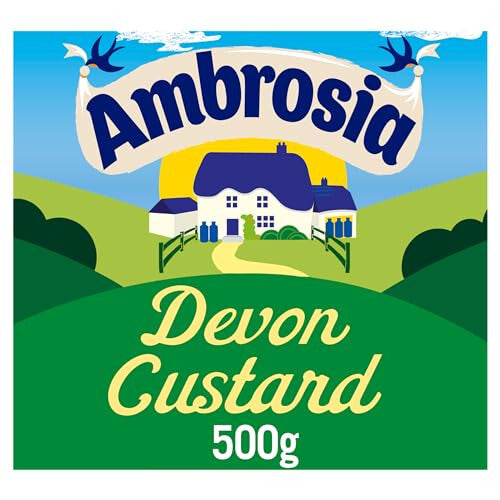 Ambrosia Ready-to-Eat Creamy & Delicious Devon Custard Carton, 500 g (Pack of 1)