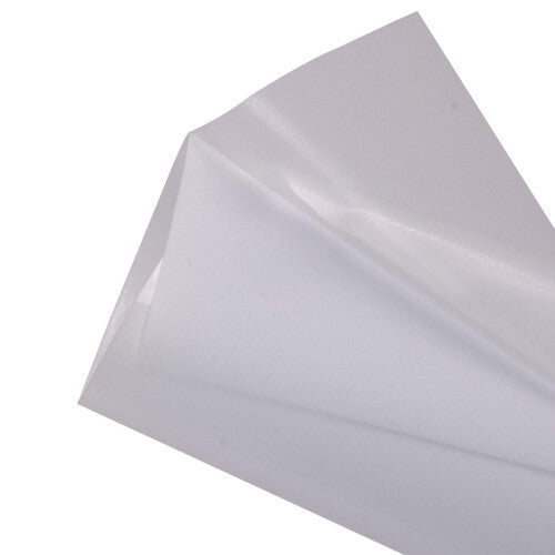 HOHOFILM White Flock Heat Transfer Vinyl Flocked HTV Vinyl Sheets 20""""x12""""Iron on for Tshirt Garment