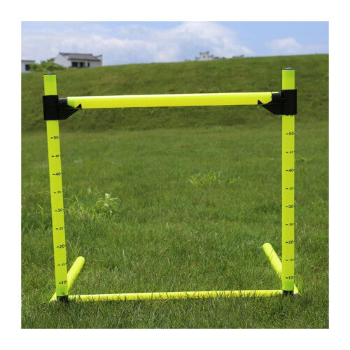 Agility Hurdles Lightweight Portable Hurdles Set for Athletics and Football Practice, 4-Piece Bar Set