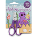 Ashton and Wright - Children's - Kids Scissors Soft Grip - 5"/12cm - Purple - Right Handed