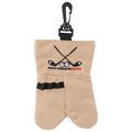 Golf Ball Storage Bag This Funny Gift Accessories,Brown