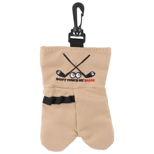 Golf Ball Storage Bag This Funny Gift Accessories,Brown