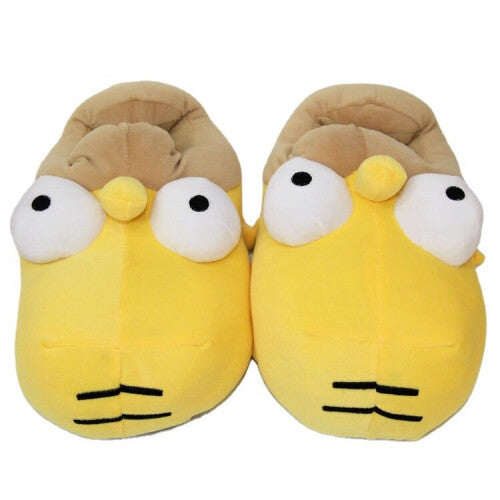 Simpson 3D Plush Slippers Home Winter Plush Shoes Gift