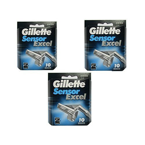 Gillette Sensor Excel  30 Count (3 x 10 Pack)