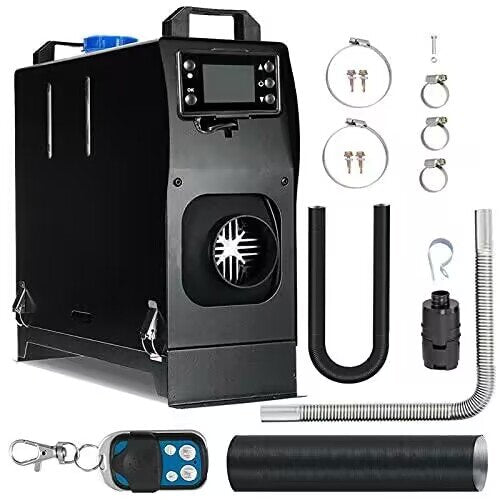 All in One Heater 12V 8KW Portable Air Diesel Parking Heater(BLACK)