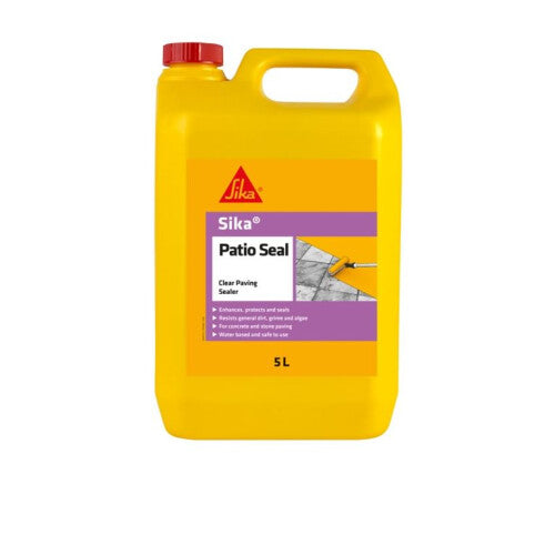 Sika Patio Seal - Clear paving sealer - 5L - Clear