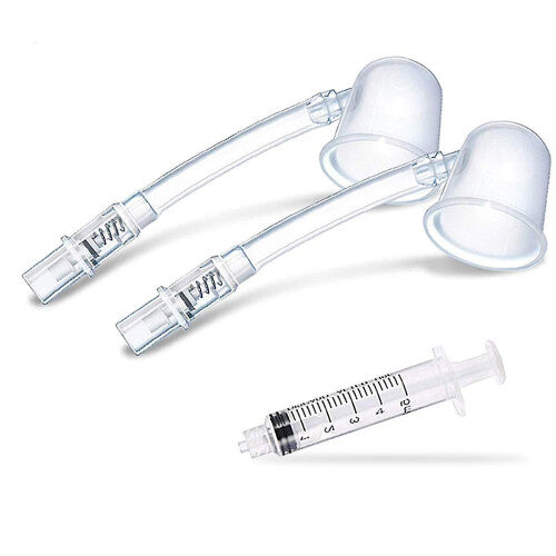 2-Set Nipple Corrector for Inverted/Flat Nipples â€“ Clinically Proven, Safe PP Material, Includes Replacement Air Valve