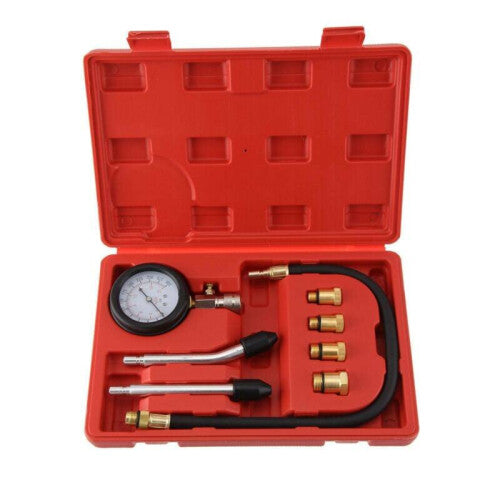 Auto Car Petrol Diesel Engine Compression Tester Kit Test Gauge Tool