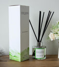 Pine & Cedarwood Reed Diffuser - Clyde Candles, Luxury Diffuser Oil with a Set of 7 Fibre Sticks, 100ml, Best Aroma Scent for Home, Kitchen, Living Room, Bathroom. Fragrance Diffusers set with sticks