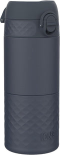 ION8 Insulated Travel Mug, Leak Proof, Triple Lock Secure, Spill-Free in Transit, Hygienic Cover, Easy-to-Clean, Perfect On-The-Go, Soft Base, Stainless Steel
