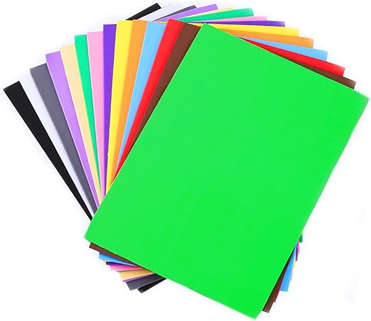 Coloured Card - A4 Card 250gsm 24 Sheets of Thick Rainbow Coloured Cardstock, 12 Assorted Colours A4 Cards Paper for DIY Arts Crafts Scrapbook, Creative Decor School Making Supplies, Home Office Use