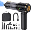 Car Vacuum Cleaner Cordless,27000PA High Power Mini Vacuum Cleaner,Rechargeable Handheld Vacuum Cordless,car hoovers for Pet Hair, Home, Office, Kitchen(Gold Black)
