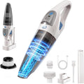 Handheld Vacuum Cleaner 22000PA Powerful Suction Brushless Motor with Charge Stand Lightweight Handheld Vacuums Cordless Rechargeable for Car Home Kitchen