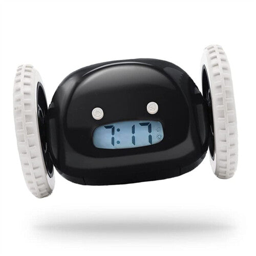 CLOCKY Alarm Clock on Wheels (Original) - Extra Loud for Heavy Sleepers, Rolling Runaway Robot Clockie that Jumps to Wake You