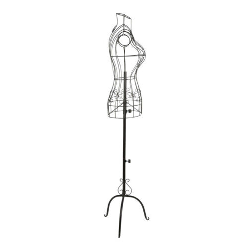 (White) Adjust Female Mannequin Stand Designer Pattern Metal Model Tailor Display UK