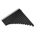 16-pipe Pan Flute In G-a2 Key, Abs Panpipes, Chinese Traditional Woodwind Instrument With Carry Bag (black)