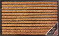 LSC Bliss Coir Door Mat Heavy Duty Floor Mat Non Slip Indoor Outdoor Mat Machine Washable Doormats Shoe Scrapper Removes Grass & Dirt for Front Door, Patio & Entrance (pack of 1) 45 x 75 cm