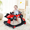 4-in-1 Baby Walker Foldable Activity Push Walker with Adjustable Height & Speed