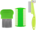 Comb, 3 Pcs Double Sided Combs, Stainless Steel Tooth Comb, Hair Styling Comb Set