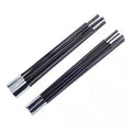 (10 feet) Universal Trampoline Fibre Glass Rods To Replace Top Pole / Metal Ring - W/ Caps